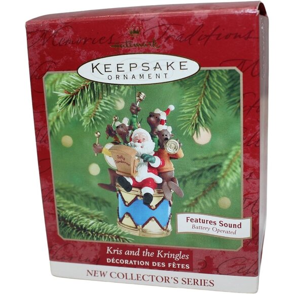 Hallmark Keepsake Ornament 2001 Kris And The Kringles Features Sound - Picture 1 of 2